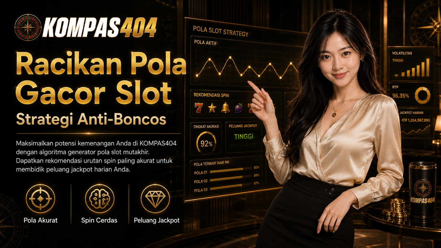 Generator Pola Spin Slot Kompas404